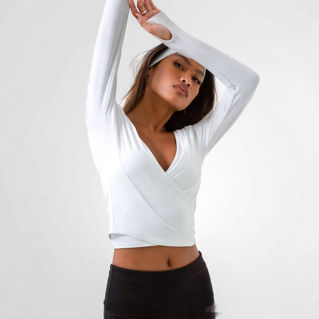 Spring Sports Workout Long Sleeve Top