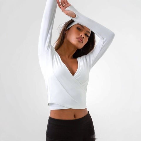 Spring Sports Workout Long Sleeve Top