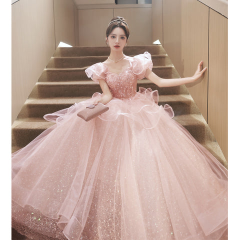 Banquet Ceremony Super Fairy Princess Evening Dress