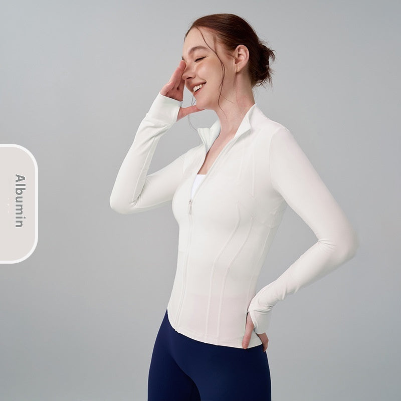 Autumn And Winter Turtleneck fitness Light Weight Jacket