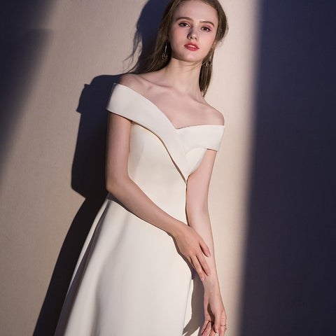 Off Shoulder Evening Party Dress