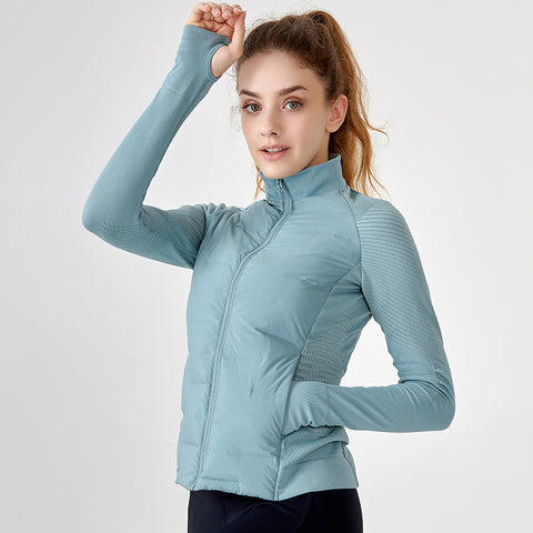 White Goose Yoga  & fitness lightweight down jacket