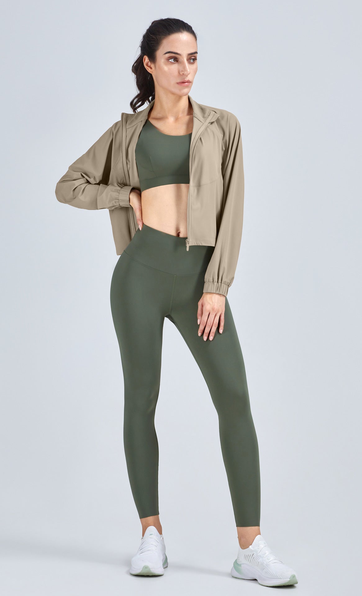 Loose Casual Workout Clothes Long-sleeved Wind Breakers